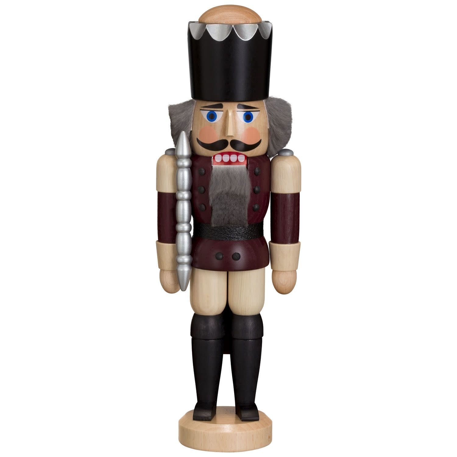 Seiffener Volkskunst eG 11311/7 Aubergine King Nutcracker