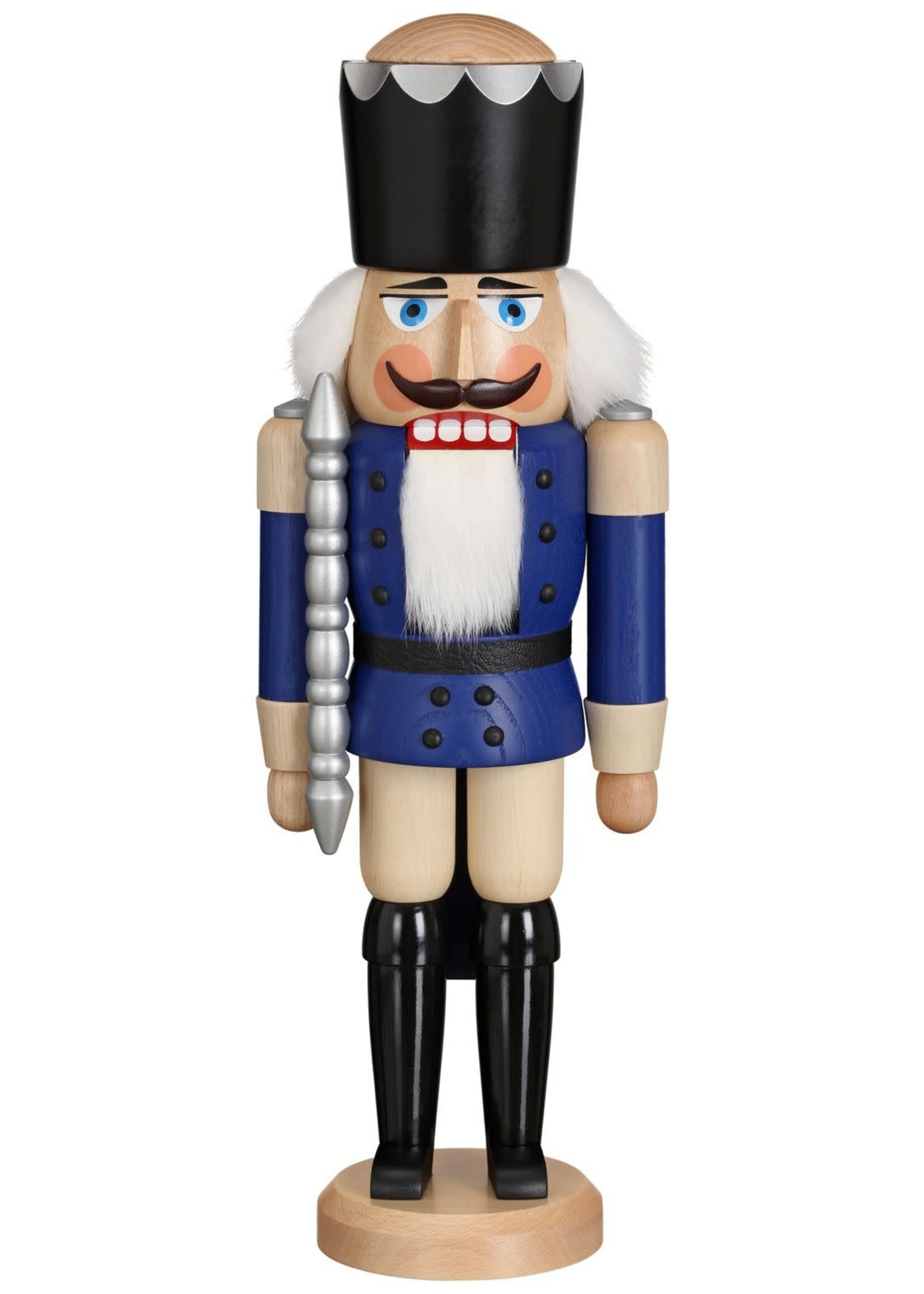 Seiffener Volkskunst eG 11211/2 Nutcracker King Blue - 15 inches