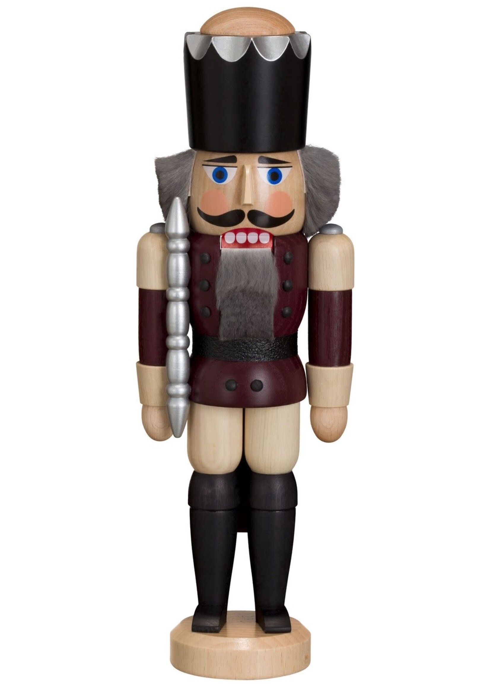 Seiffener Volkskunst eG 11311/7 Aubergine King Nutcracker