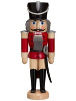 Seiffener Volkskunst eG 11312/1 Nutcracker - Hussar Red