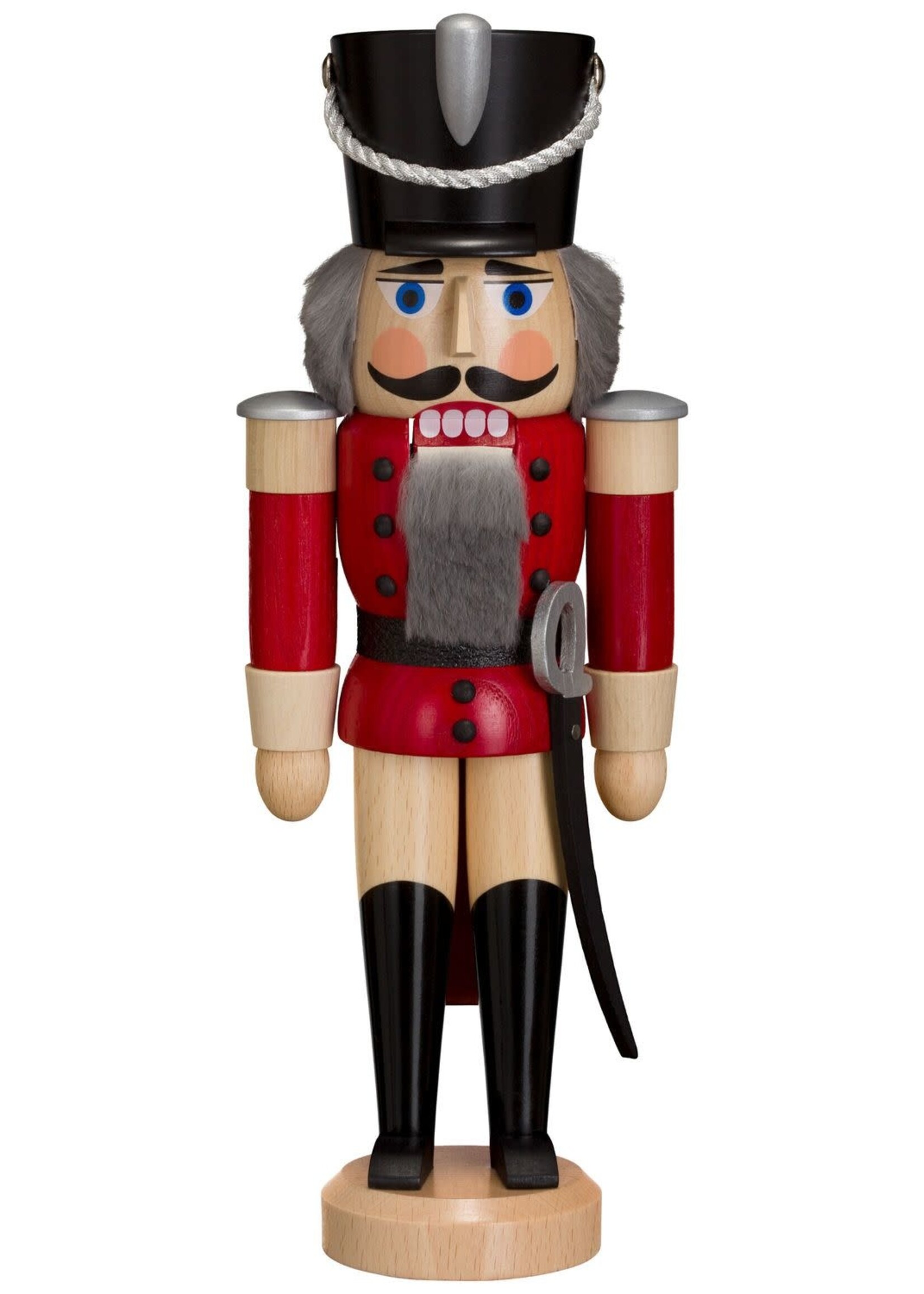 Seiffener Volkskunst eG 11312/1 Nutcracker - Hussar Red