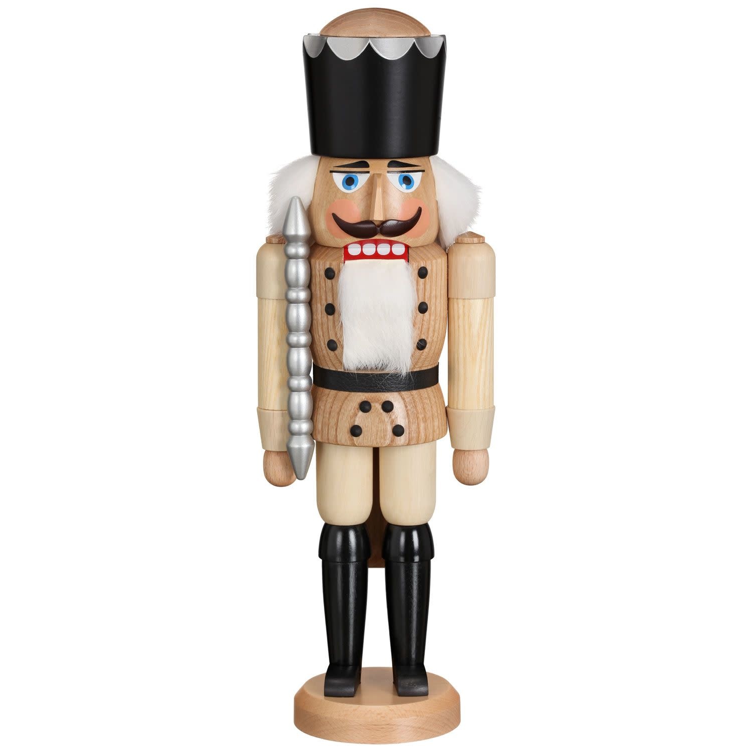 Seiffener Volkskunst eG 11201/8 Natural King Nutcracker - 15 inches