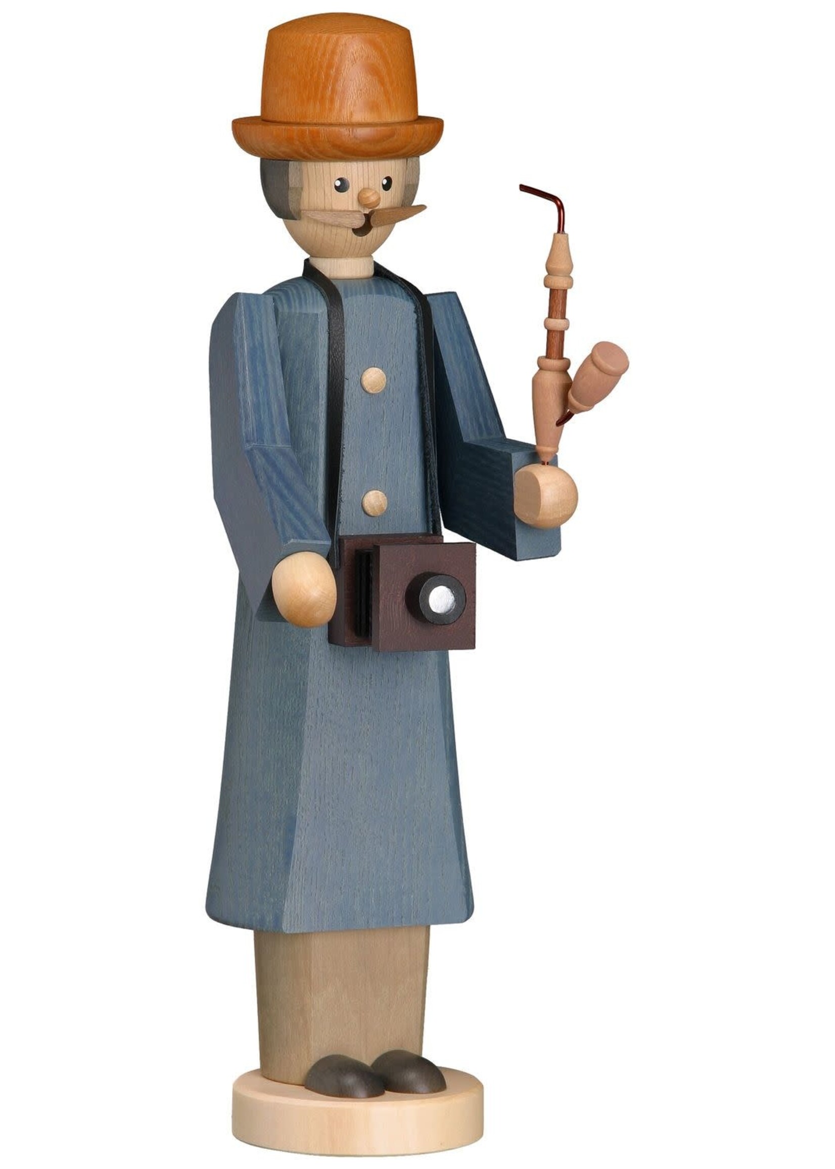 Seiffener Volkskunst eG 12708 Smoker Photographer - 12.2 inches