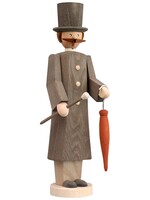 Seiffener Volkskunst eG 12703 Smoker Gentleman - 13 inches