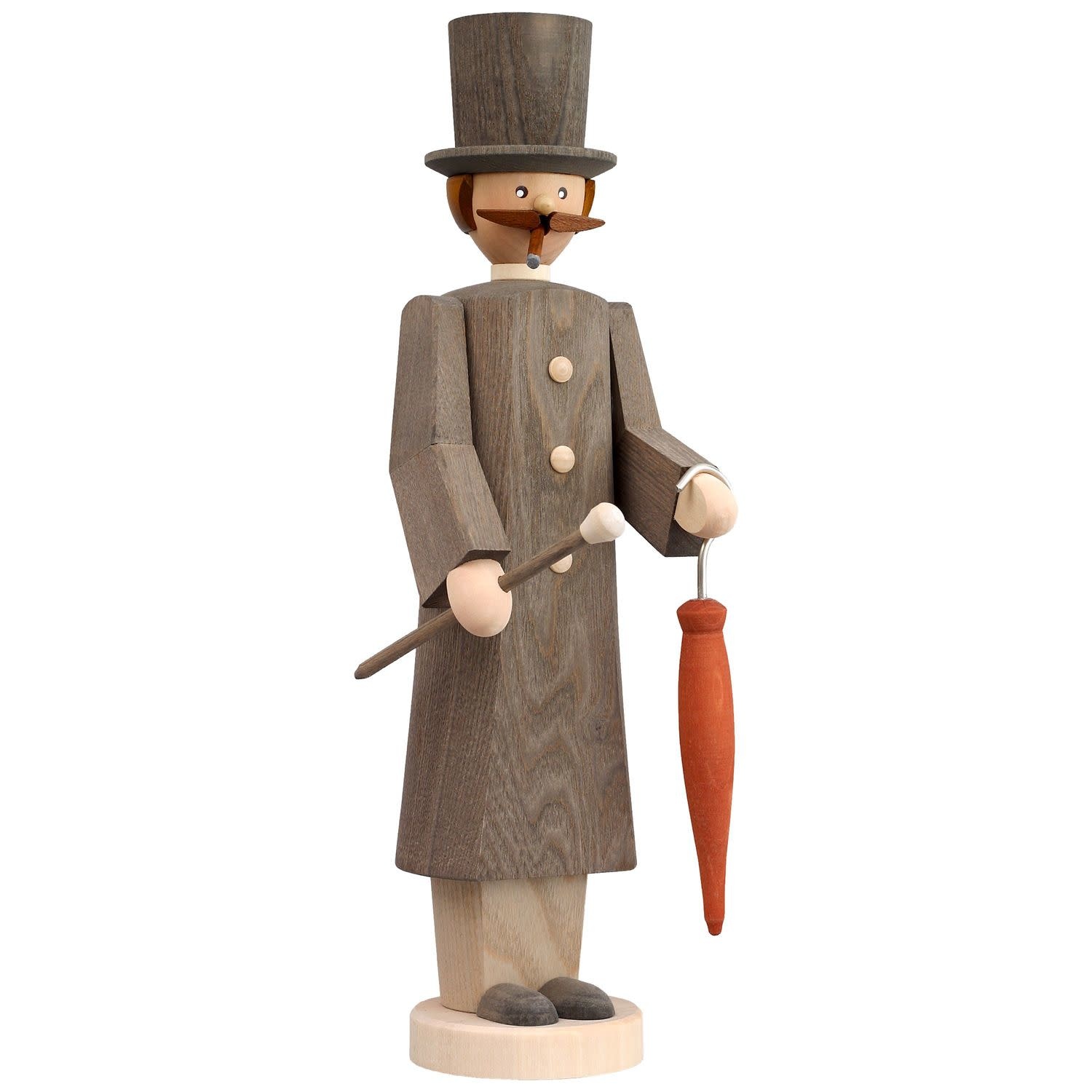 Seiffener Volkskunst eG 12703 Smoker Gentleman - 13 inches