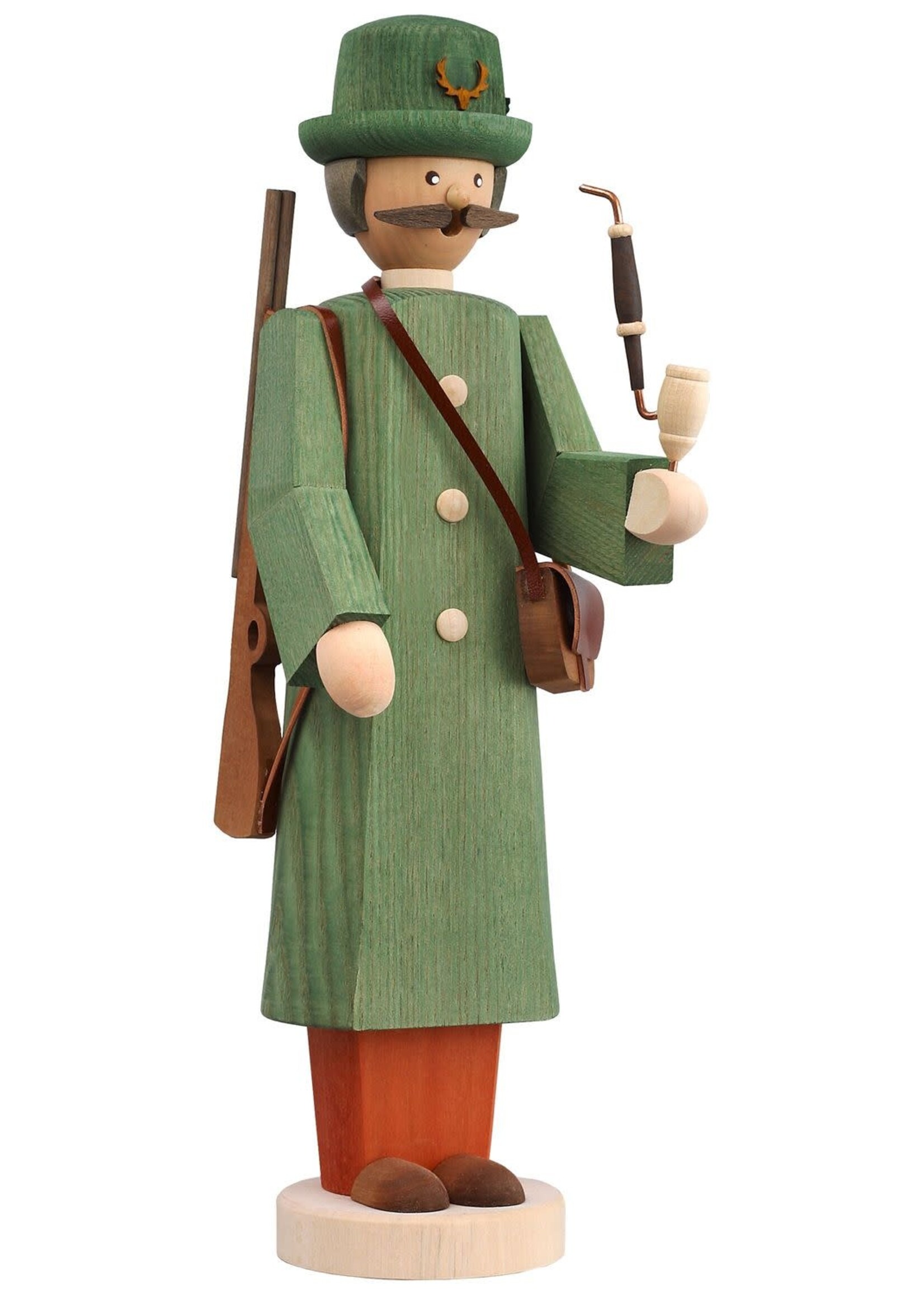 Seiffener Volkskunst eG 12701 Smoker Chief Forester = 12 inches high