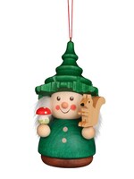 Christian Ulbricht 15-0438  Ulbricht Ornament - Green Woodsmen (Wobble) 4 inches