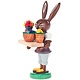 224-517 Dregeno Easter Figure - Bunny Florist 4 inches
