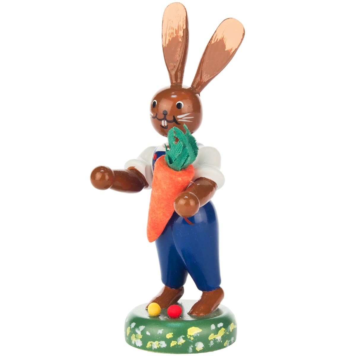 224-590 Easter Figure - Rabbit with Carrot 4 inche