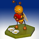 Zenker 001-301-04 Collectible Bee with Heart