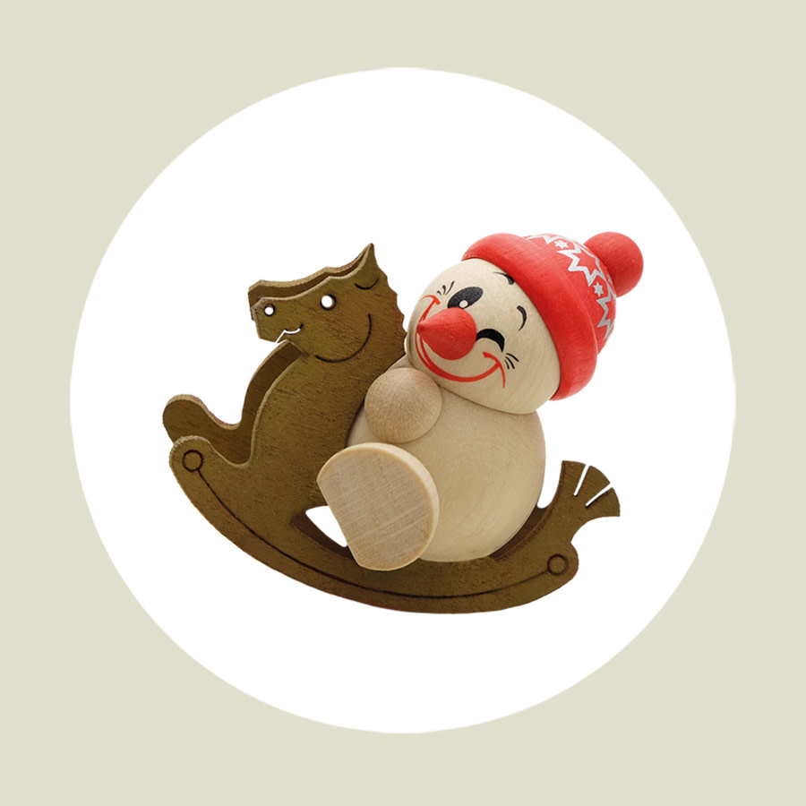 Karsten Braune 685 Cool Man on a  Rocking Horse Firgurine
