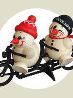 651 Cool Man Fritz & Freddy on a Tandem Bicycle Figurine