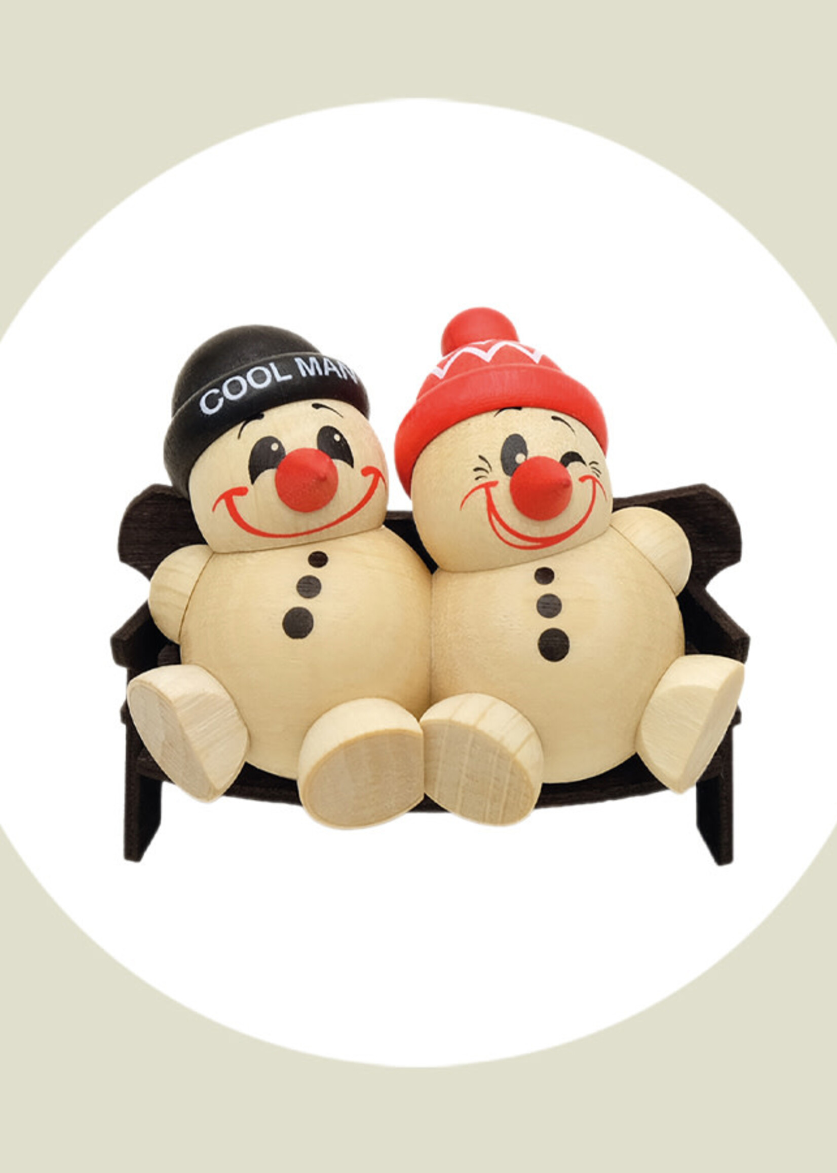 404 Cool Man Sittin' on a Bench Figurine