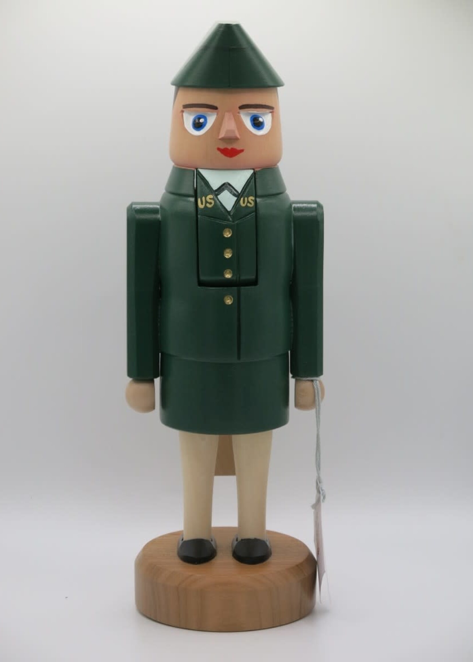 Junghanel Army04 - Army Nutcracker - Approx 11 inches