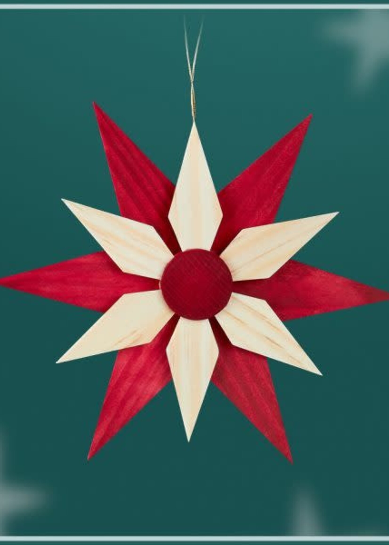 Rudolph 303 R Chipping Wood Ornament