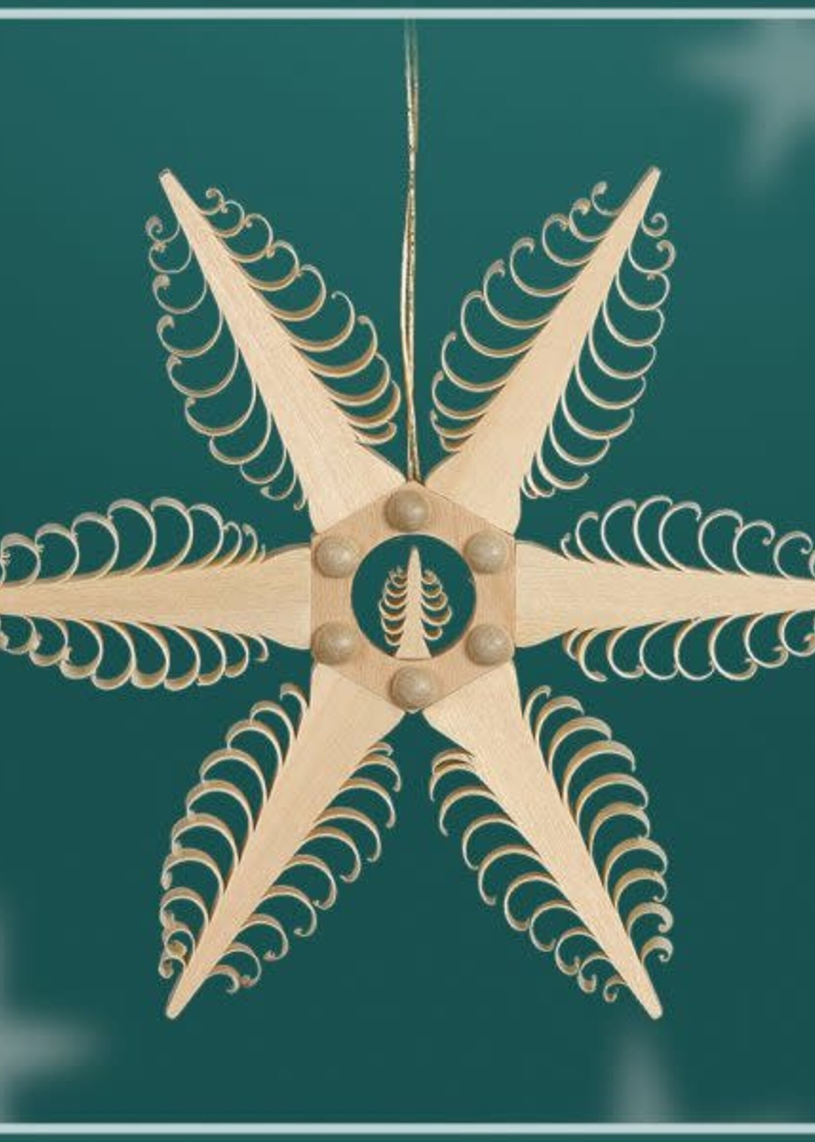 Rudolph 324 Chipping Wood Ornament