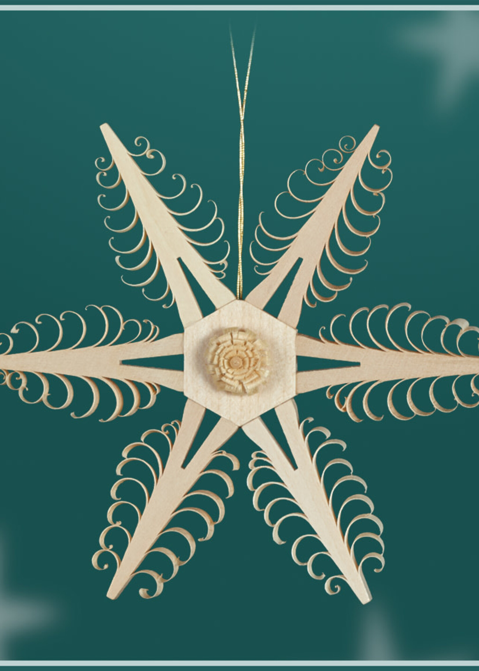 Rudolph 342 Chipping Wood Ornament