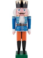 Fuchtner 22/20 B Fuchtner Nutcracker - Blue & Orange King  14 inches