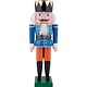 Fuchtner 22/20 B Fuchtner Nutcracker - Blue & Orange King  14 inches