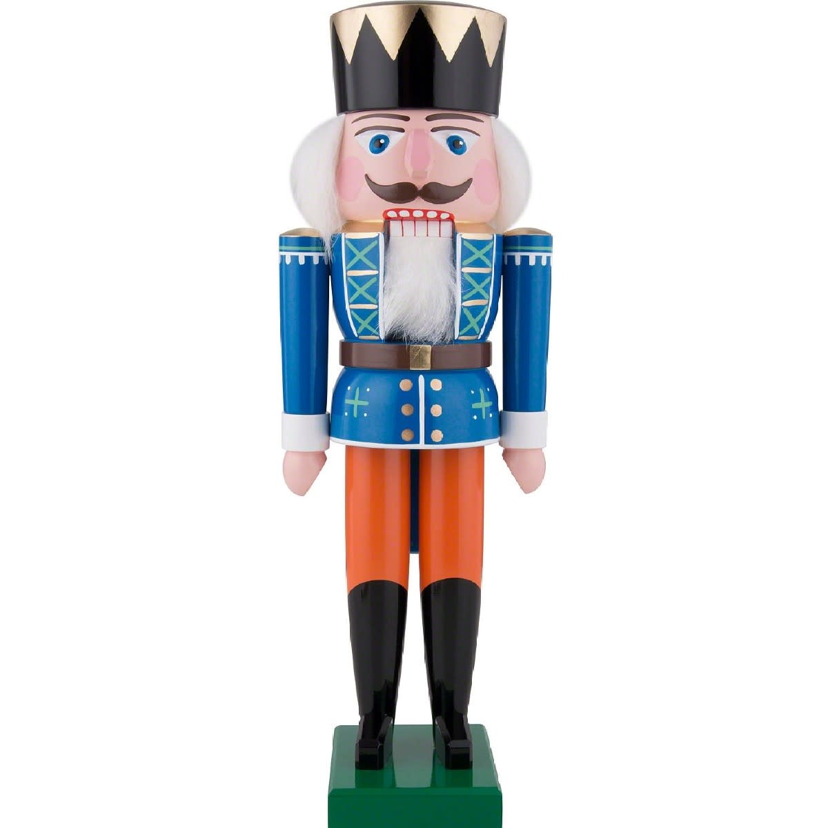 Fuchtner 22/20 B Fuchtner Nutcracker - Blue & Orange King  14 inches