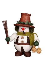 Christian Ulbricht 1-488 Ulbricht Smoker - Woodsy Snowman  7 inches