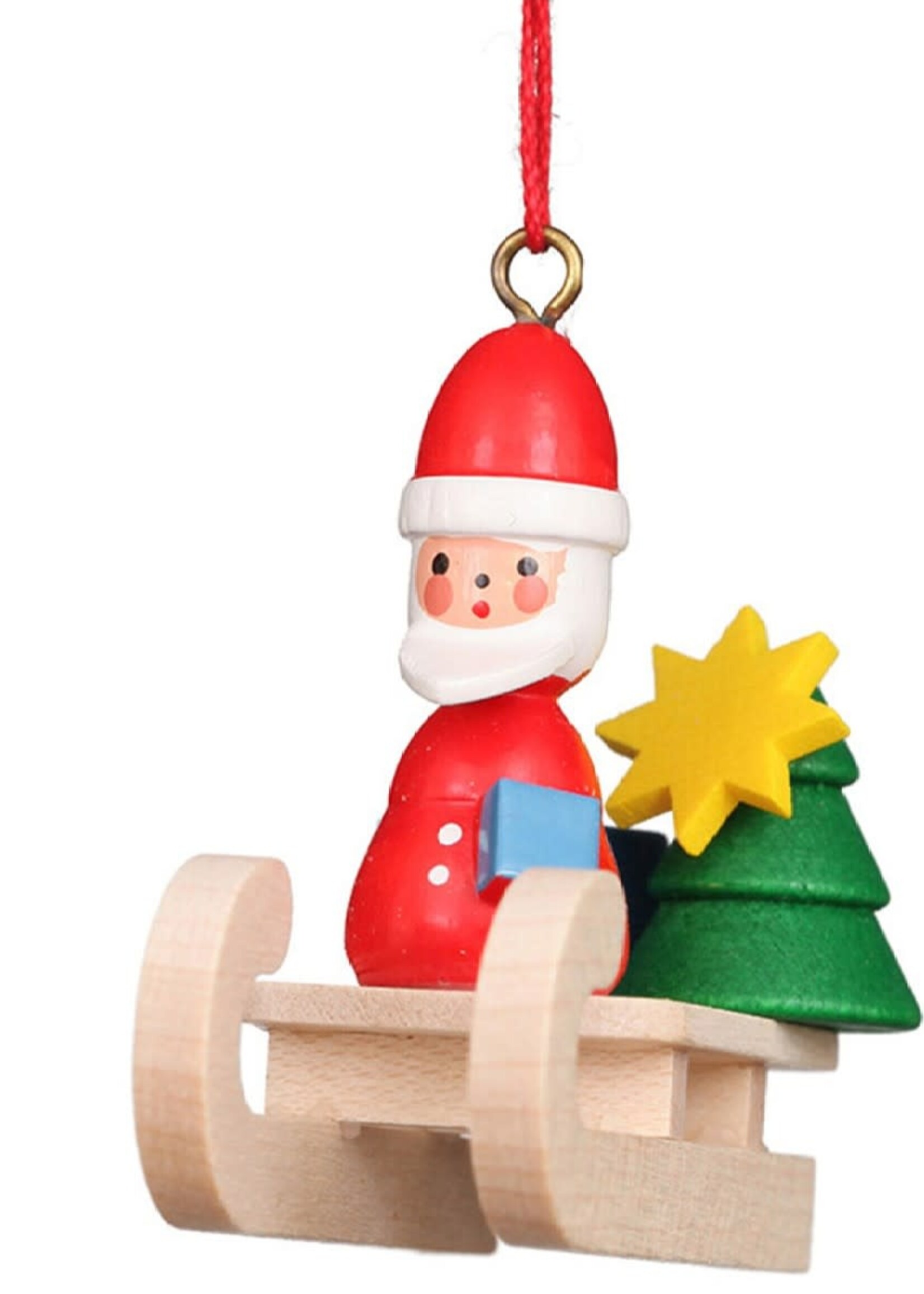 Christian Ulbricht 10-0073 Ulbricht Ornament - Santa on Sleigh 2-inches
