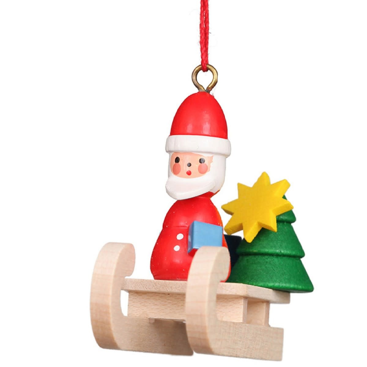 Christian Ulbricht 10-0073 Ulbricht Ornament - Santa on Sleigh 2-inches