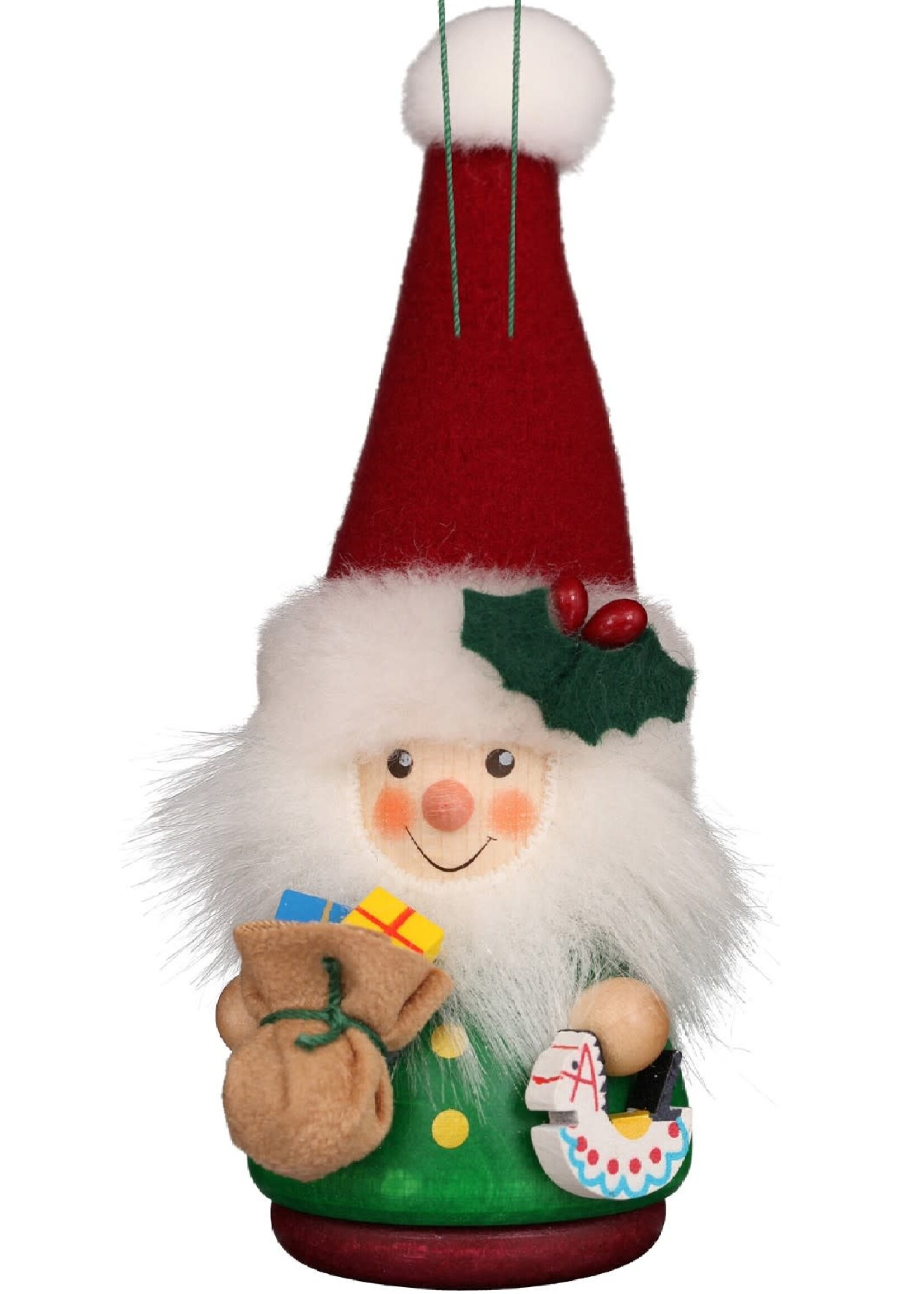 Christian Ulbricht 15-0423 Ulbricht Ornament - Santa with Gifts  5 inches