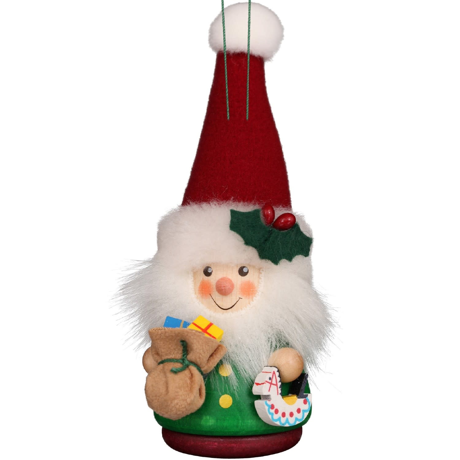 Christian Ulbricht 15-0423 Ulbricht Ornament - Santa with Gifts  5 inches