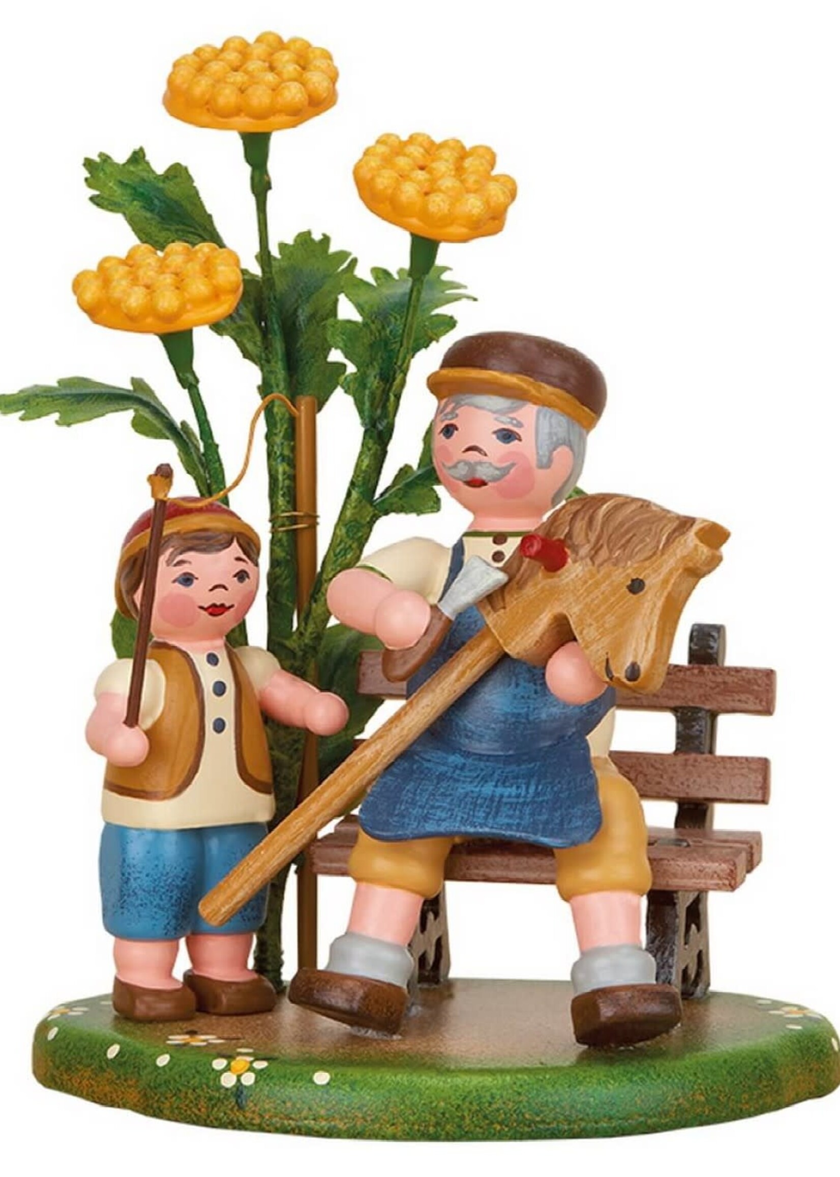 Hubrig 330h0009 Country Idyll - Grandpa and I  3.9 Inches