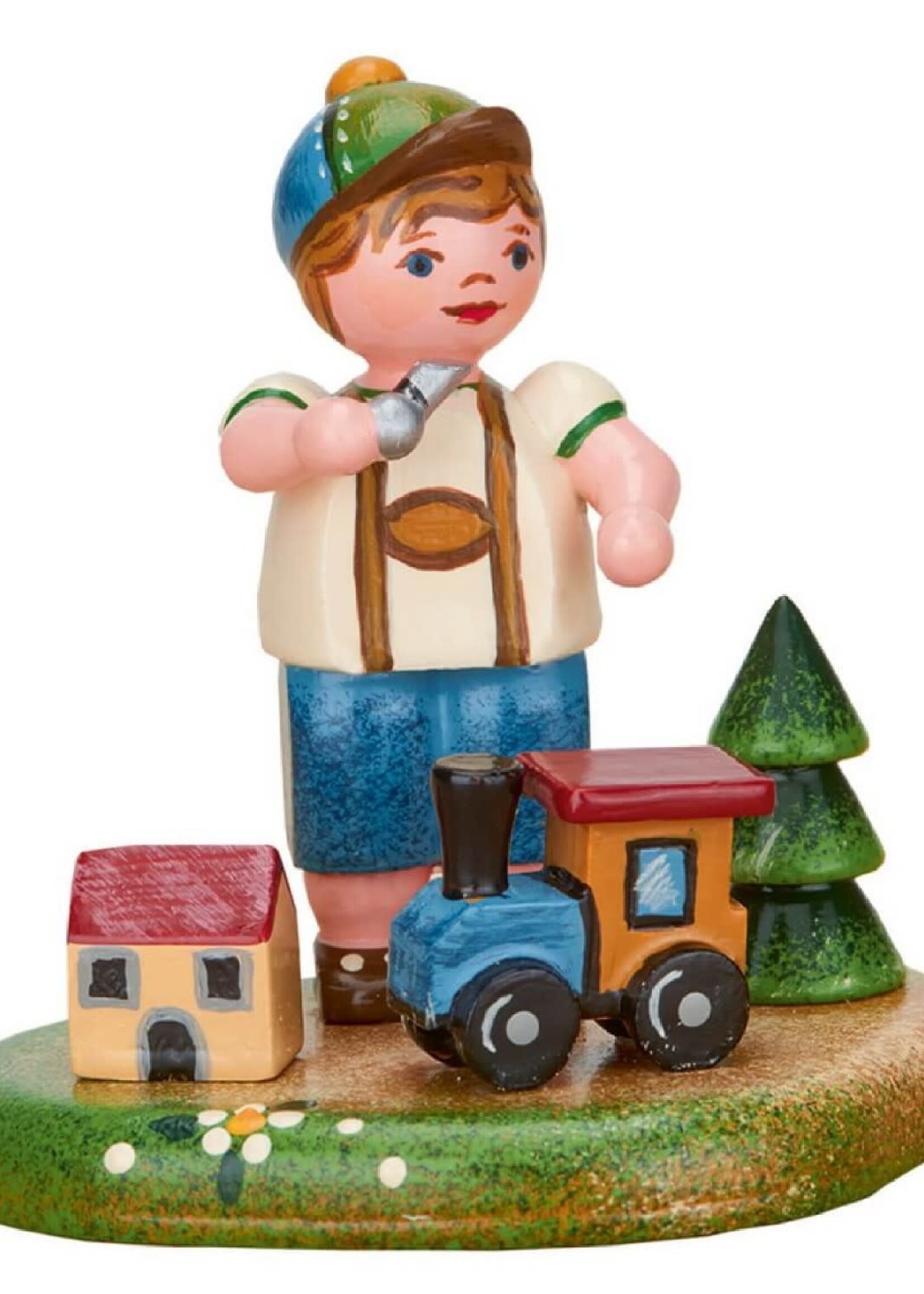Hubrig 330h0008 Country Idyll - My Train Boy  2.4 inches