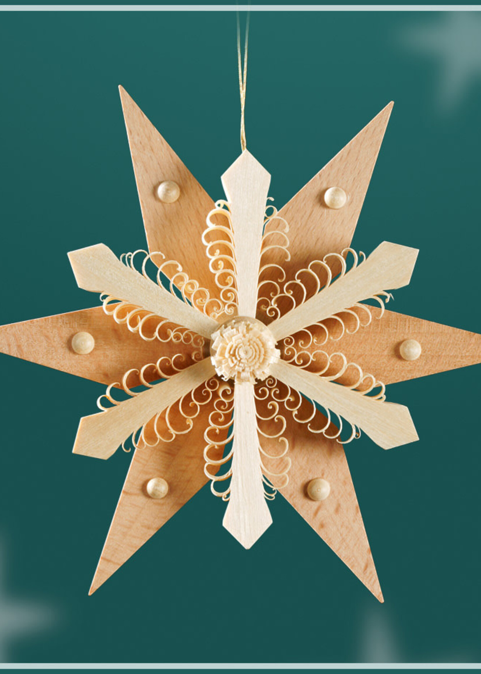 Rudolph 341 Chipping Wood Ornament