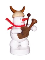 Zenker 198/97-8/1 Snowman Band Single Viking with Bagpipes  3 inches