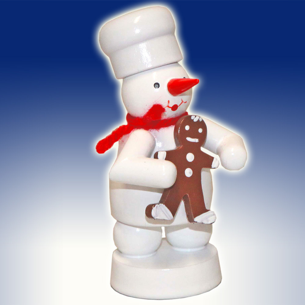 Zenker 001-200-06-2 Baker Snowman with Gingerbread Man  3 inches