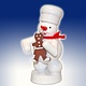 Zenker 001-200-06-3 Baker Snowman with Gingerbread Woman  3 inches