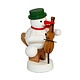 Zenker 198/97-10/2 Snowman Band  with  Cello  3 inches