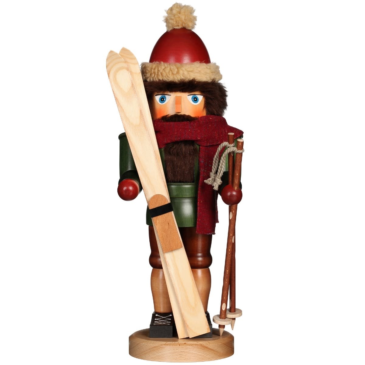 Christian Ulbricht 32-820  Ulbricht Nutcracker - Skier  17 inches