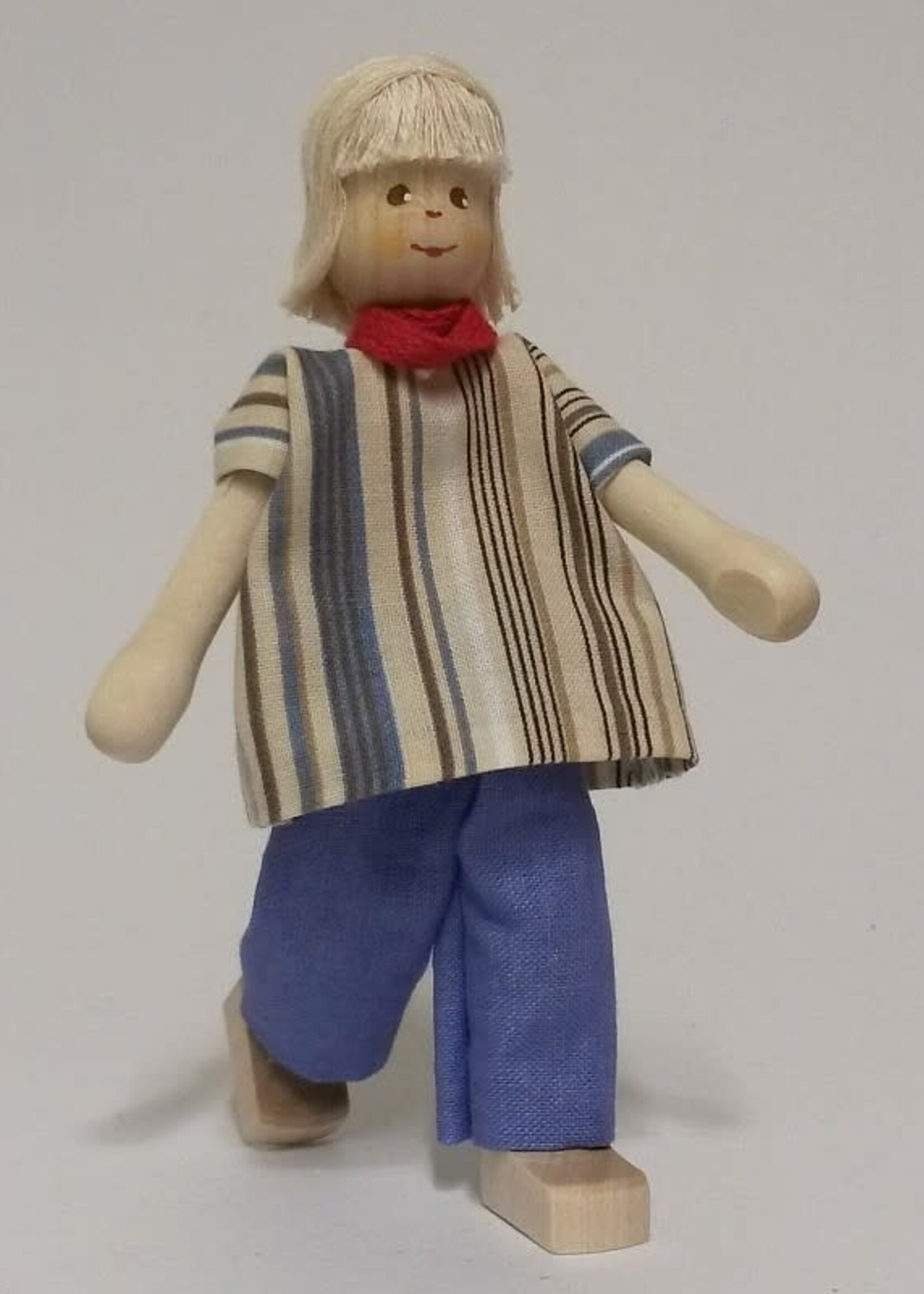 Anne Krebs 298 Miniature Doll Grandma, Blouse, Pants  12.5cm