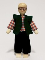 Anne Krebs 295 Miniature Doll  - Grandpa, shirt & vest 12.5cm