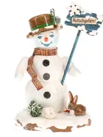 Hubrig 110h0066 Winter Children - Snowman Slipping Hazard