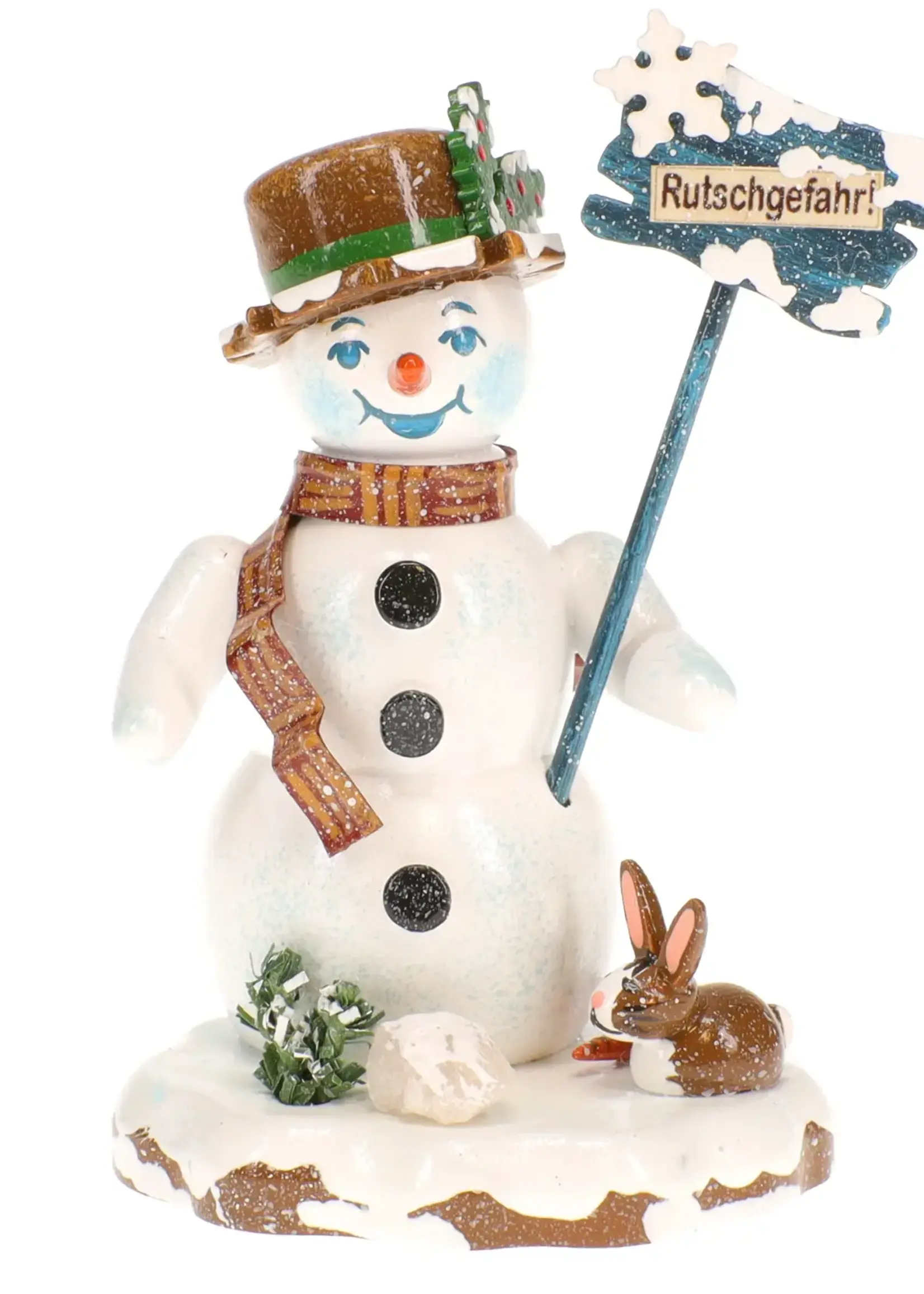 Hubrig 110h0066 Winter Children - Snowman Slipping Hazard