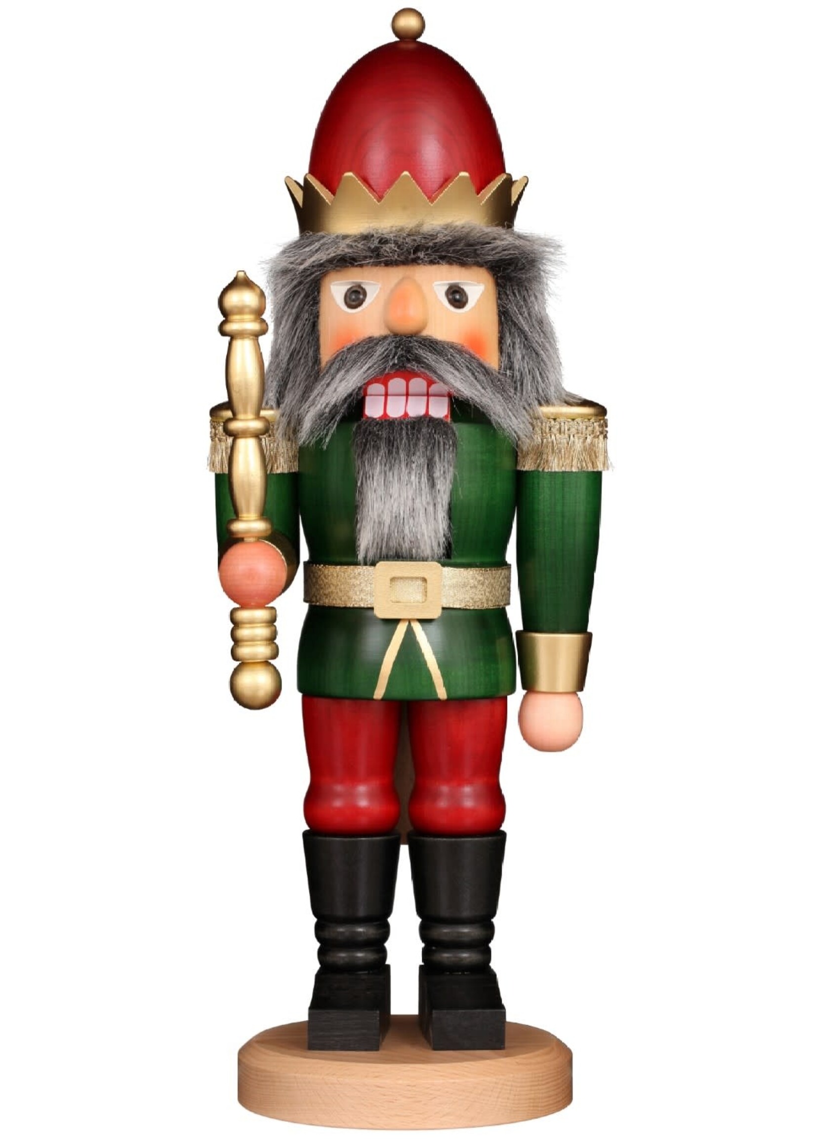 Christian Ulbricht 32-827 Ulbricht Nutcracker - Red and Green King  17 inches