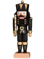 Christian Ulbricht 32-222 Ulbricht Nutcracker - King in Black  11 inches