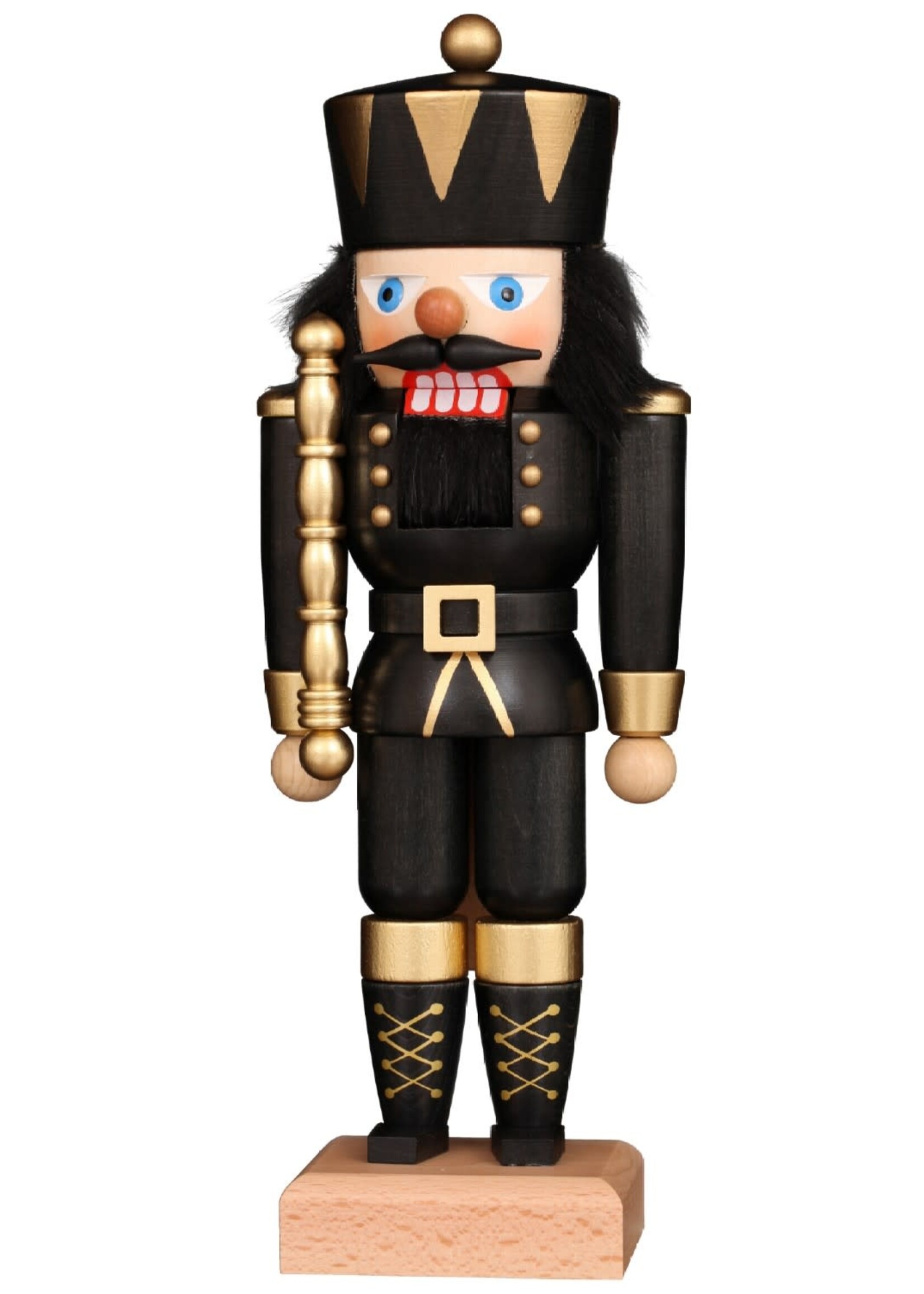 Christian Ulbricht 32-222 Ulbricht Nutcracker - King in Black  11 inches