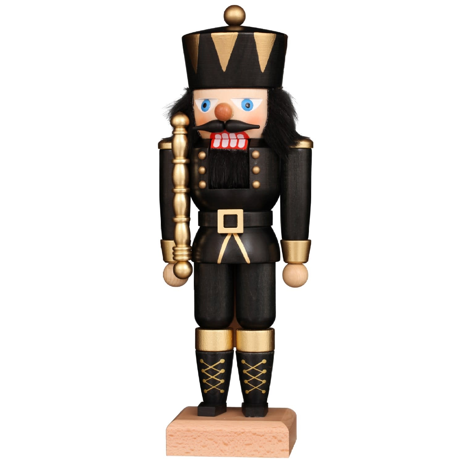 Christian Ulbricht 32-222 Ulbricht Nutcracker - King in Black  11 inches