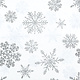 611811 Snow Crystals Silver Napkins