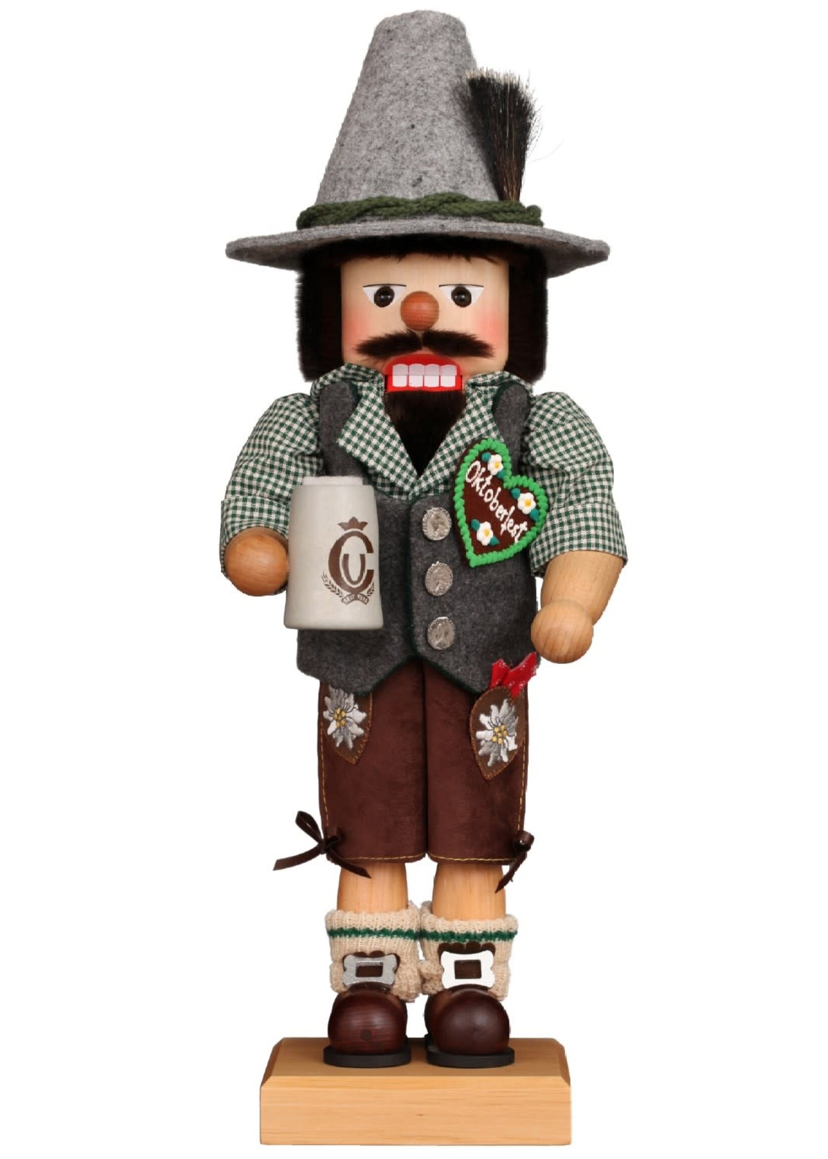 Christian Ulbricht 0 878 Ulbricht Premium Nutcracker - Octoberfest Lover 19.5" Inches