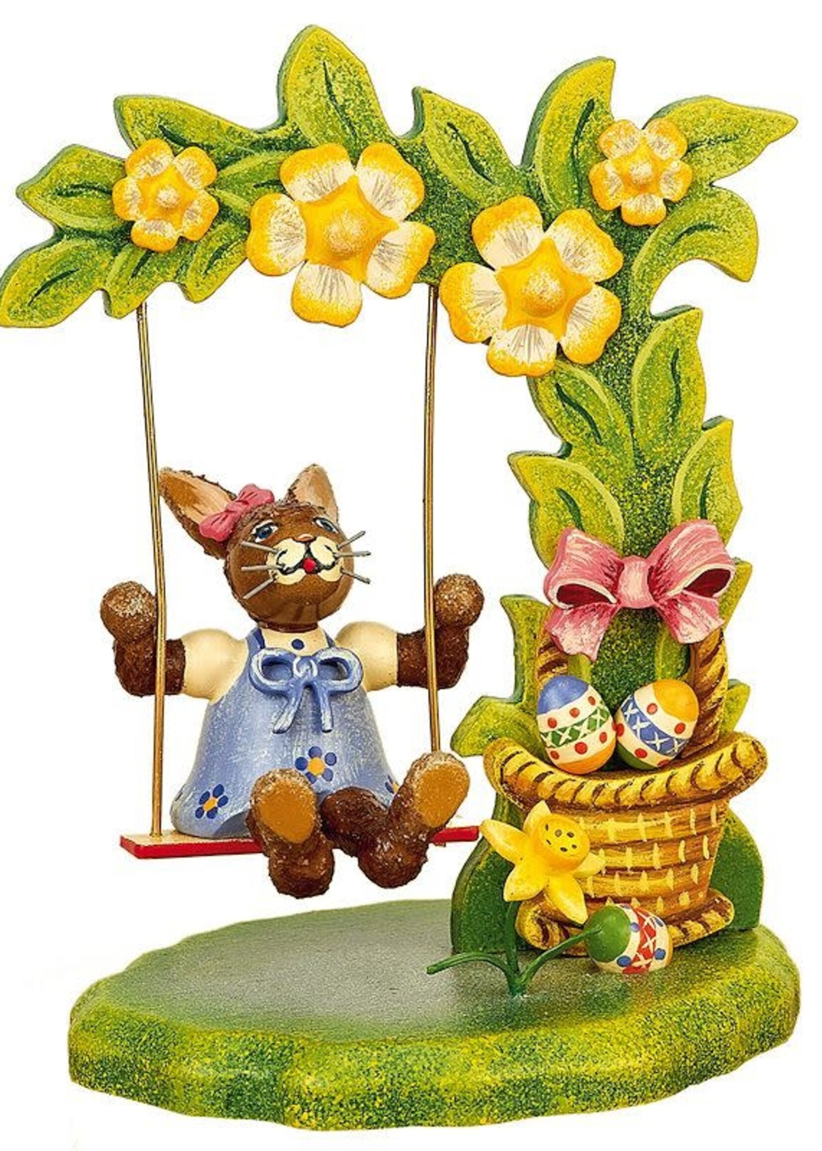 Hubrig 301h0020 Rabbit Country-Sabinchen’s Flower Swing 3 inches