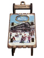 Z-NM-M754 Magnet- Snow Sled - Nutcracker Museum