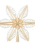 Rudolph 415 Chipping Wood Tree Topper 10 inches